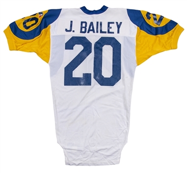 1995 Johnny Bailey Game Used St. Louis Rams Road Jersey 